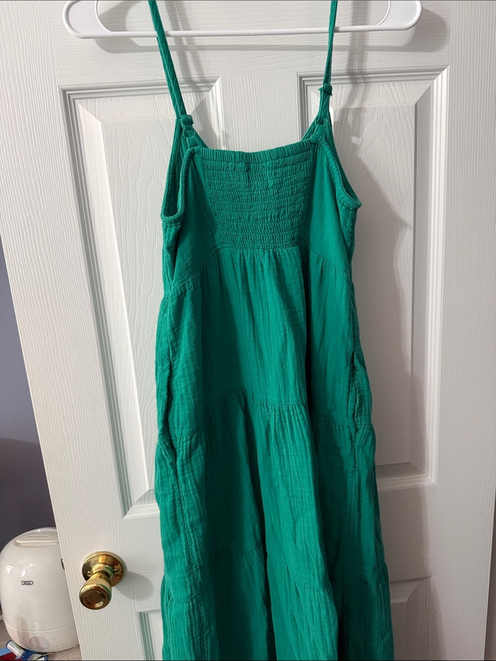 Universal Thread Green Button-Front Tiered Maxi Dress - Picture 3 of 3